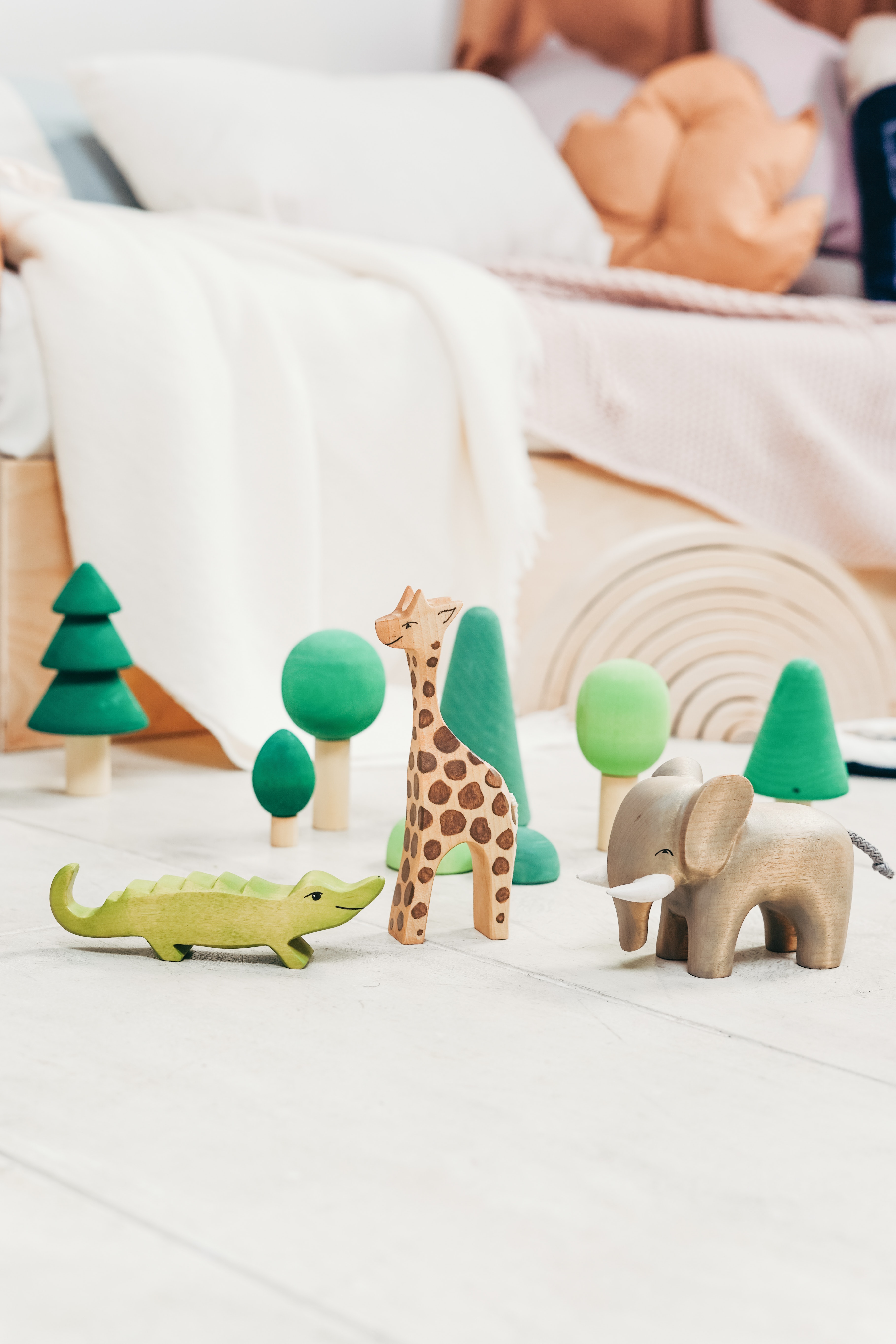 Wooden Animals and Trees